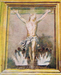 Quadro impronte mani di donna dannata