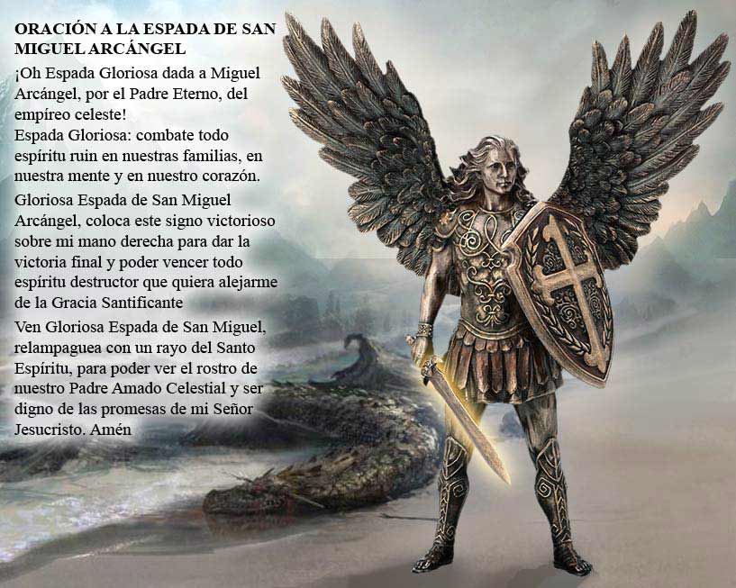 Oración a la Espada de San Miguel Arcángel