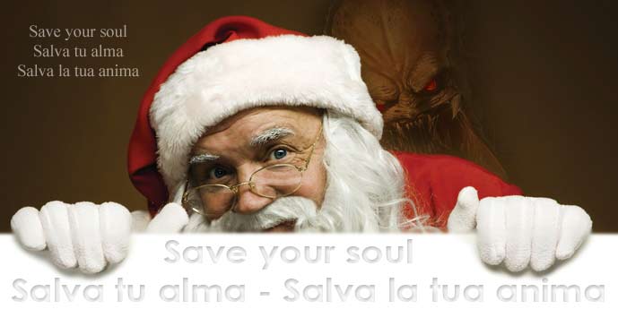 L'essere immaginario Babbo Natale