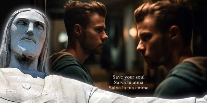 Your own soul records, films your existence