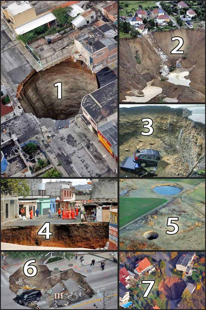 sink holes
