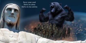 Angry bear